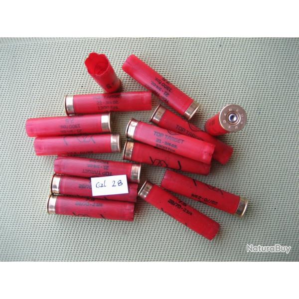 Douilles calibre 28 / 70 mm  � recharger