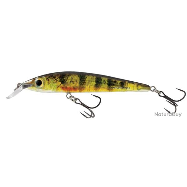 Poisson Nageur Salmo Rattlin Sting Floating 9cm RYP - Real Yellow Perch