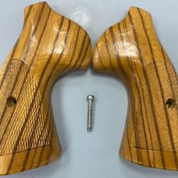 Vintage et rare : Plaquette JAY SCOTT pour SMITH&WESSON  carcasse K square butt.