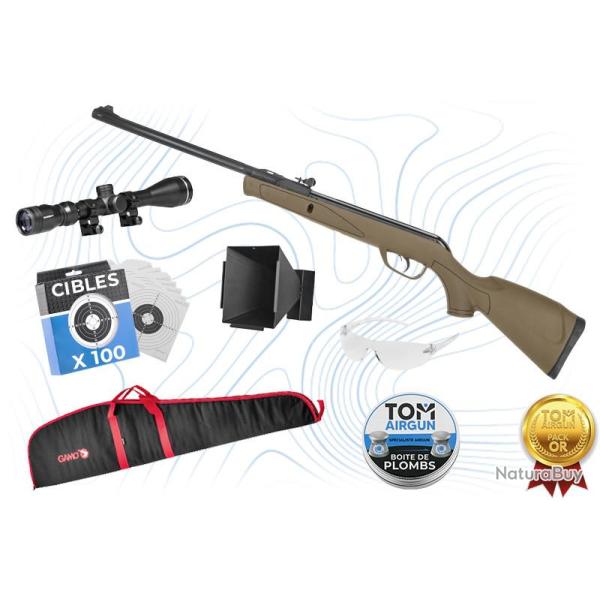 Pack Or Carabine Delta Kakie 4.5mm 7.5 joules Gamo