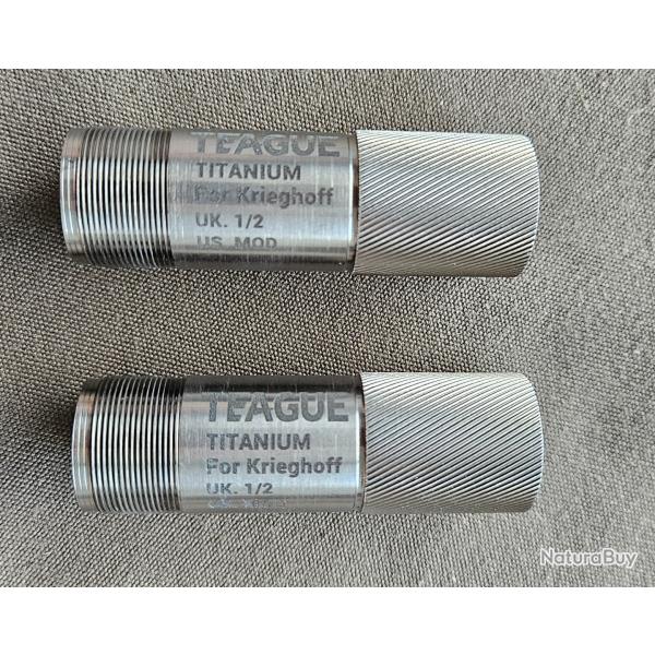 Vends 2 chokes teague 1/2