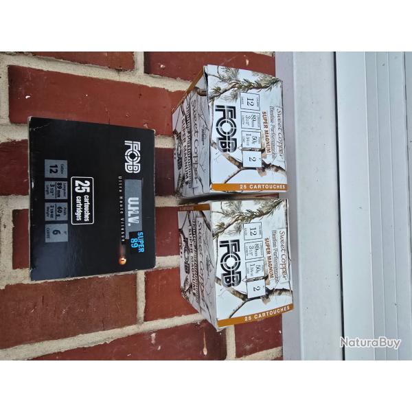 45 cartouches 12/89 sweet copier et UHV cuivre