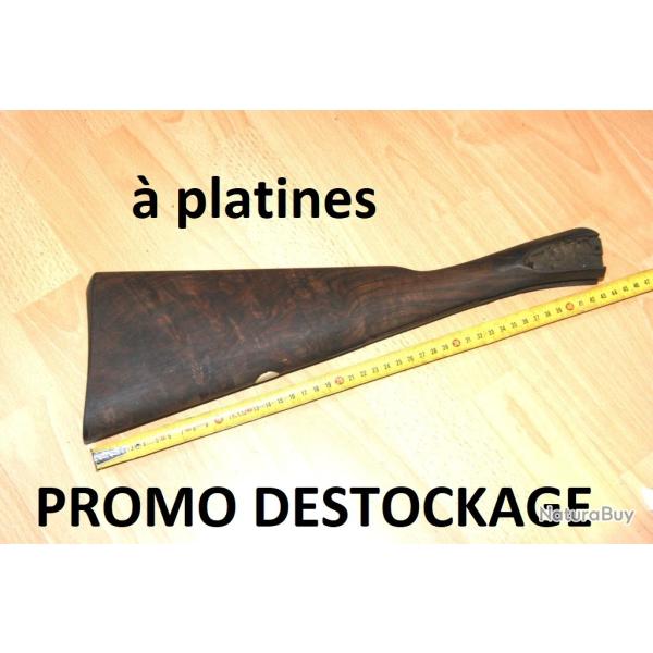 crosse fusil platines trs beau bois cusson plaque corne - VENDU PAR JEPERCUTE (D25D320)