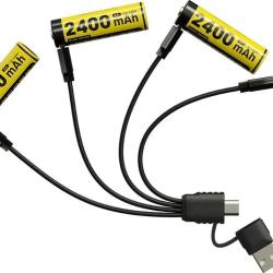 Pack 4x Batteries (AA) NH24000 - Nitecore