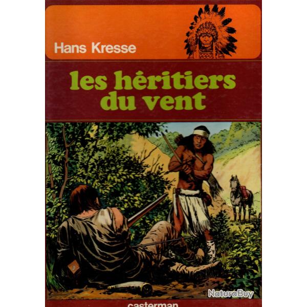 les h�ritiers du vent de hans kresse bd western collection les peaux-rouges