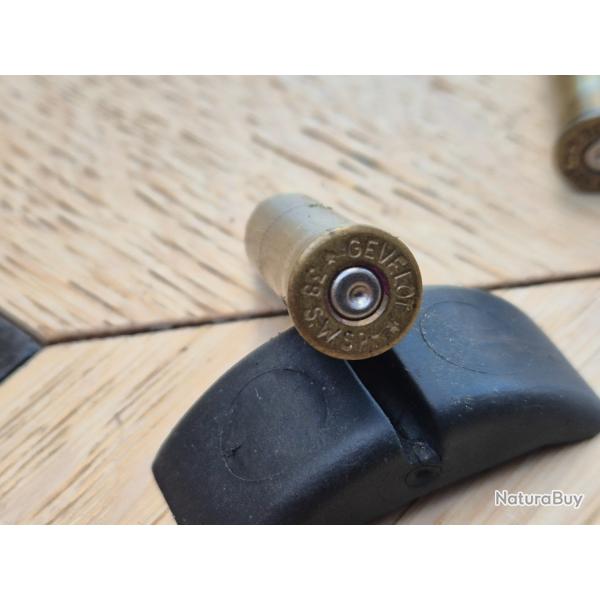1 munitions 38 S&W Sp�cial neutralis�es douille G�velot en laiton t�te plomb nez rond