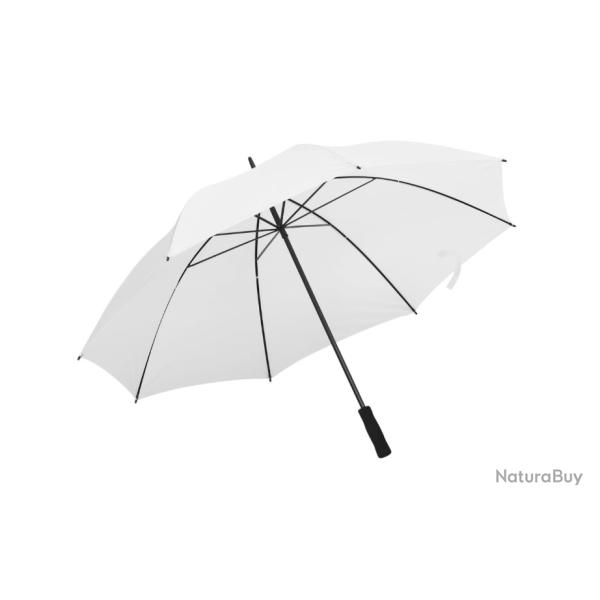 Parapluie blanc 130 cm tissu 190T PG m�tal r�sistant eau stable polyvalent pratique design