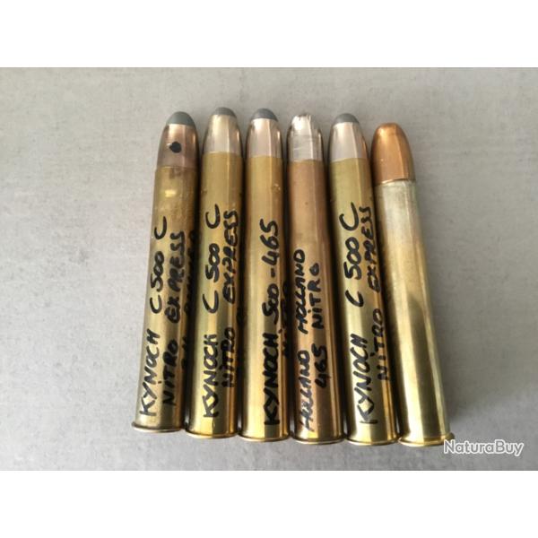 Beau lot de munitions Nitro pour collection