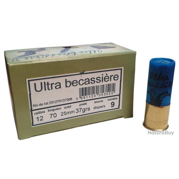 BOITE DE 10 CARTOUCHES JOCKER ULTRA BECASSIERE 37G CAL.12/70 PLOMBS 9