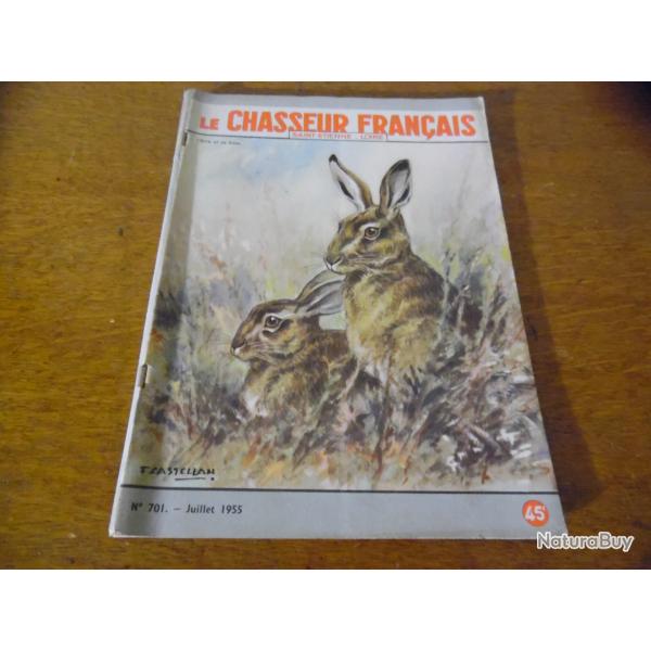 LIVRE CHASSEUR FRANCAIS NUMERO 701 JUILLET  1955
