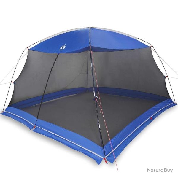 Tente anti-moustiques pour le camping, porte bleue, 5 personnes, impermable