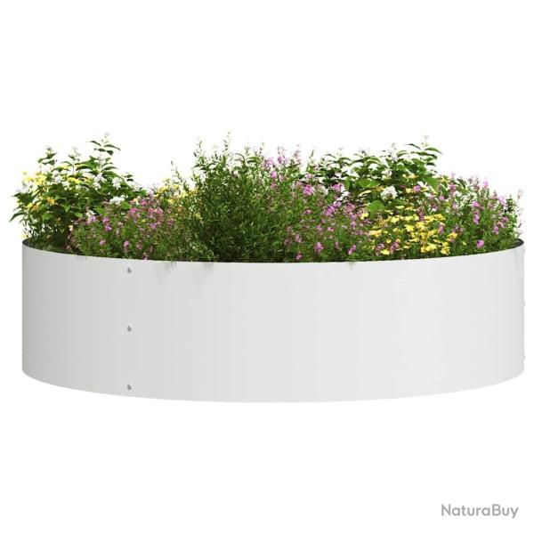 Pot en m�tal blanc Blanc M�tal Moyen Durable