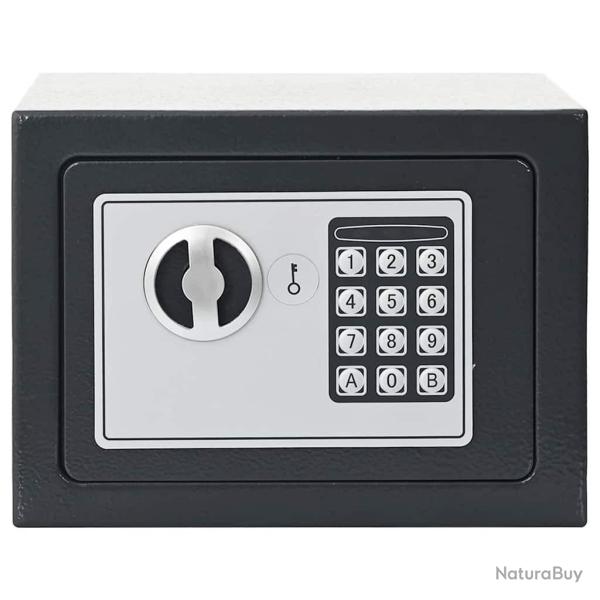 Coffre-fort num�rique �lectronique Gris Fonc� 23x17x17 cm Acier