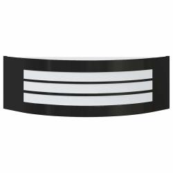 Applique Murale Ext&eacute;rieure Noir Acier Inoxydable IP44