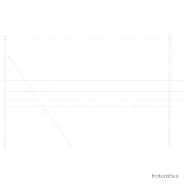 Cl�ture de champ 1x25 m Acier galvanis�