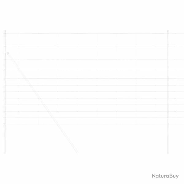 Cl�ture de champ 1,4x25 m en acier galvanis�