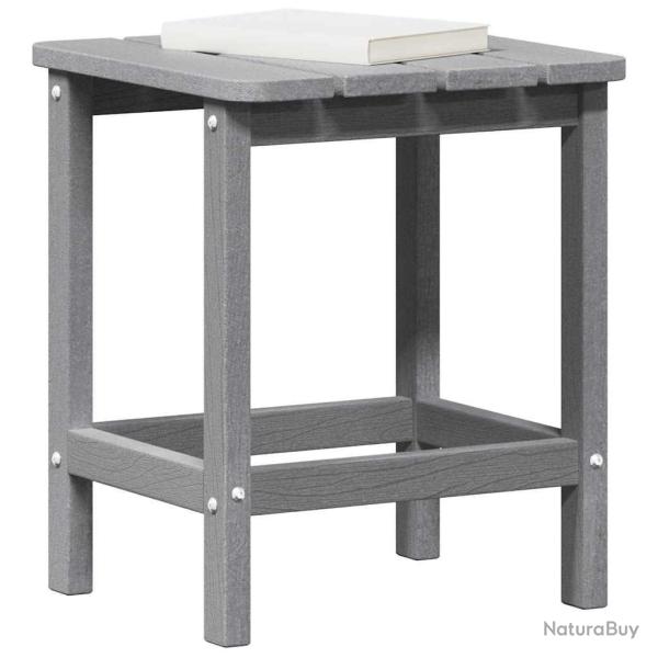 Table d'appoint Gris clair 38 x 38 x 46 cm Poly�thyl�ne