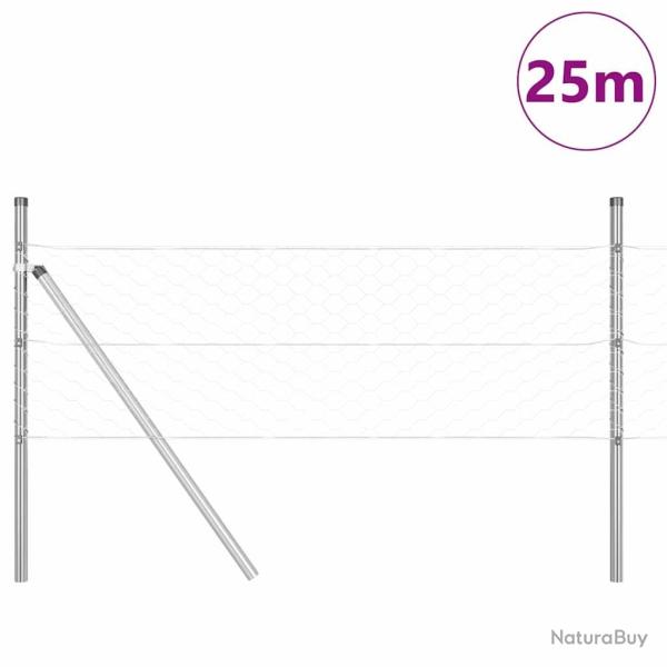 Ensemble de Cl�ture Set de 2 Acier Galvanis�