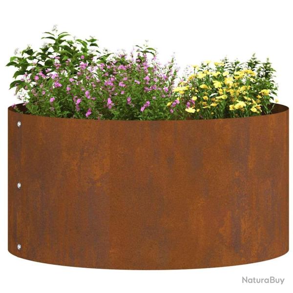 Pot en acier corten Acier corten Moyen Incrustations d�coratives