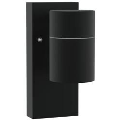 Lumi&egrave;res Murales Ext&eacute;rieures 2 pcs Acier Inoxydable Noir IP44
