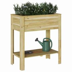 Support de Plantes 85 x 46 x 94 cm en Bois de Pin Impr&eacute;gn&eacute;