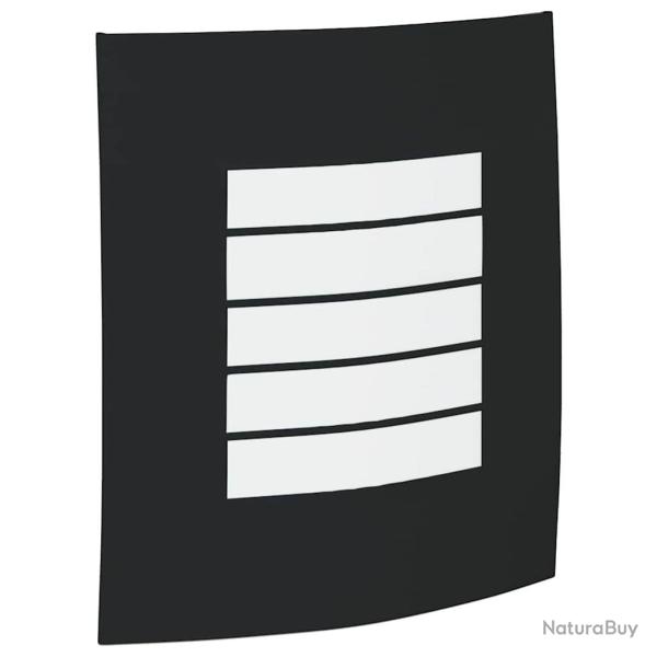 Appliques murales 2 pcs Acier inoxydable noir IP44