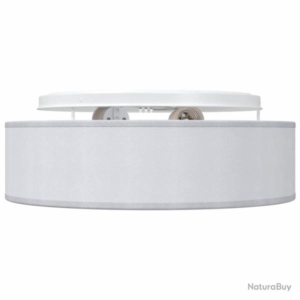 Lampadaires encastr�s gris � 38 cm tissu E27