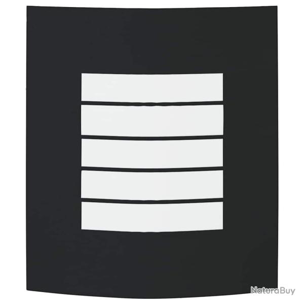 Applique Murale Ext�rieure 2 pcs Acier Inoxydable Noir IP44