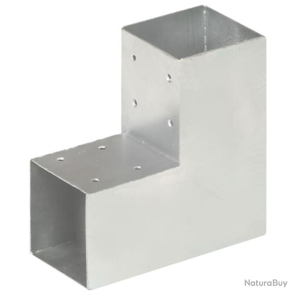 Connecteur de poteau Forme en L M�tal galvanis� 91x91 mm