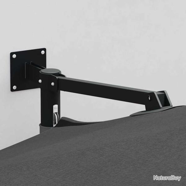 Parasol de jardin mural anthracite 250 cm