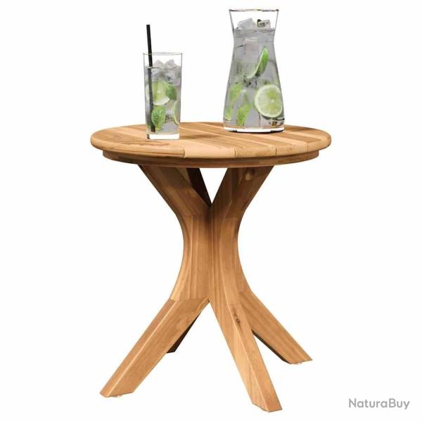 Table de Jardin �40x41 cm Bois Massif Teck