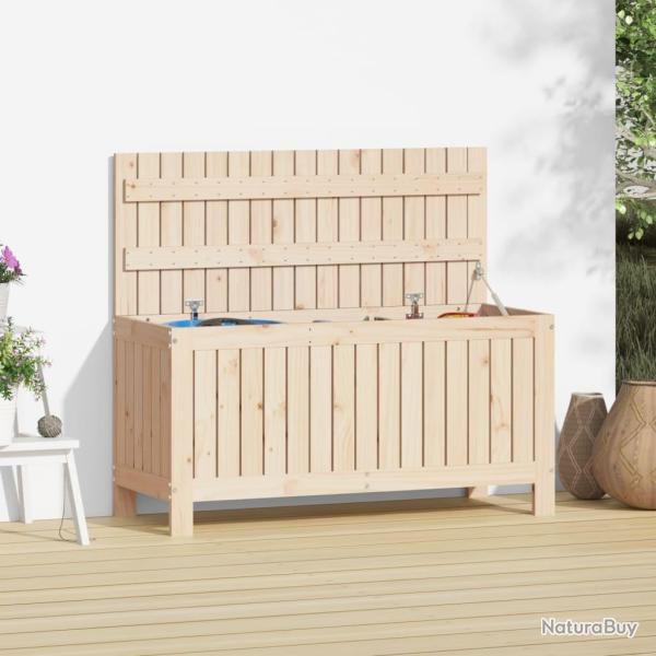 Bo�te de rangement de jardin 108x42,5x54 cm Bois massif de pin