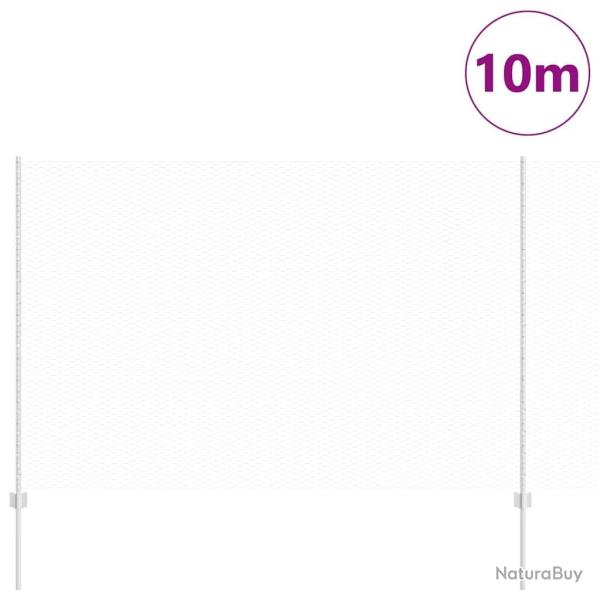 Poteaux de cl�ture 10 pcs U-Channel 150 cm Acier galvanis�