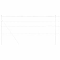 Clôture de Champ 0,8x50 m Acier Galvanisé