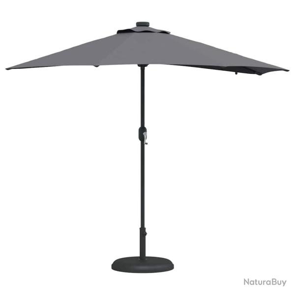 Parasol de jardin Anthracite 294 x 150 x 223 cm tissu