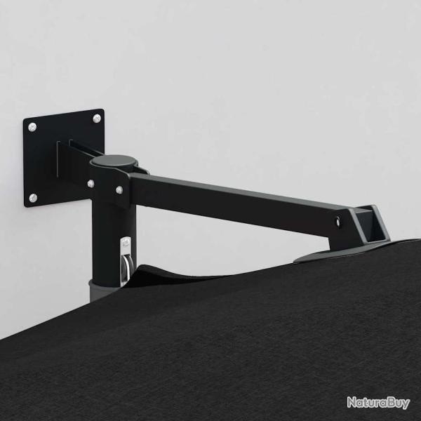 Parasol mural noir 250 cm