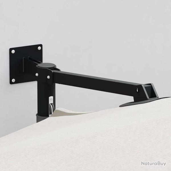 Parasol de jardin mural sable 250 cm