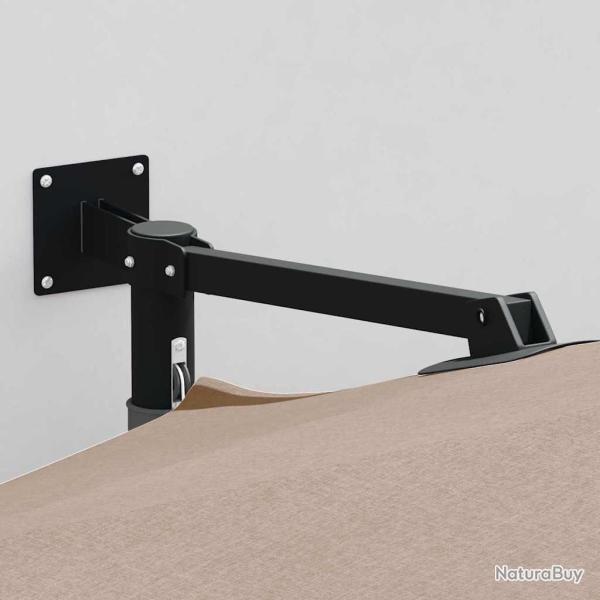 Parasol de Jardin Murale Taupe 250 cm