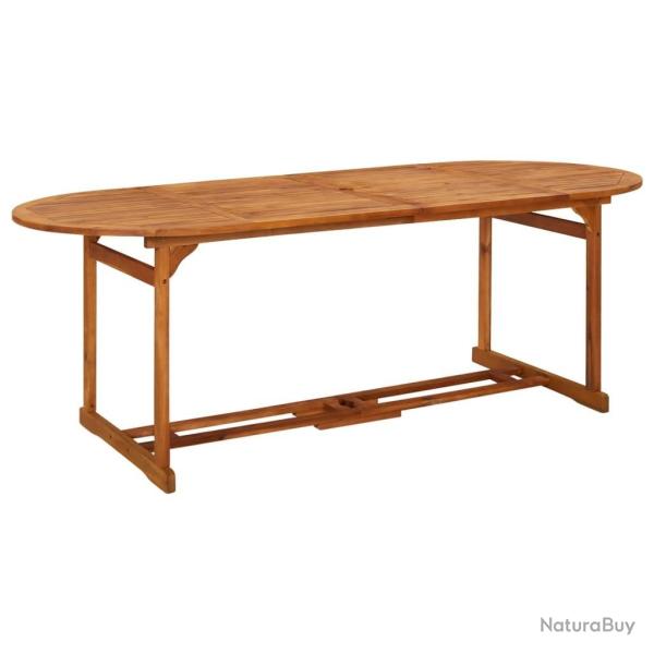 Table  dner de jardin 220x90x75 cm Bois d'acacia massif