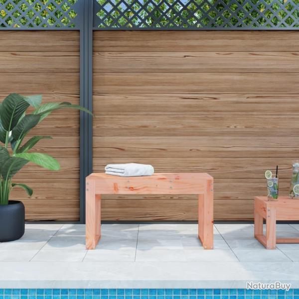 Banc de jardin 80x38x45 cm bois massif Douglas