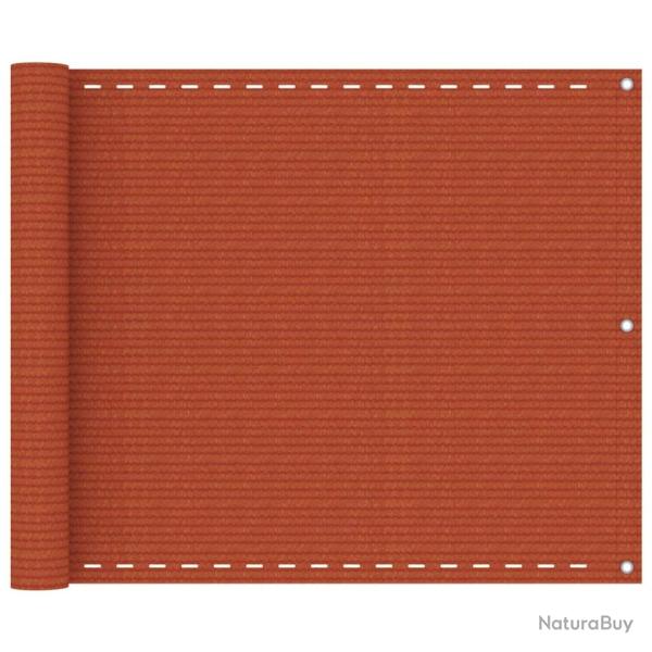 cran de balcon Orange 75x500 cm PEHD