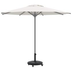 Base de parasol avec roues pour p&ocirc;les &Oslash;38-48 mm, 13 kg, ronde.
