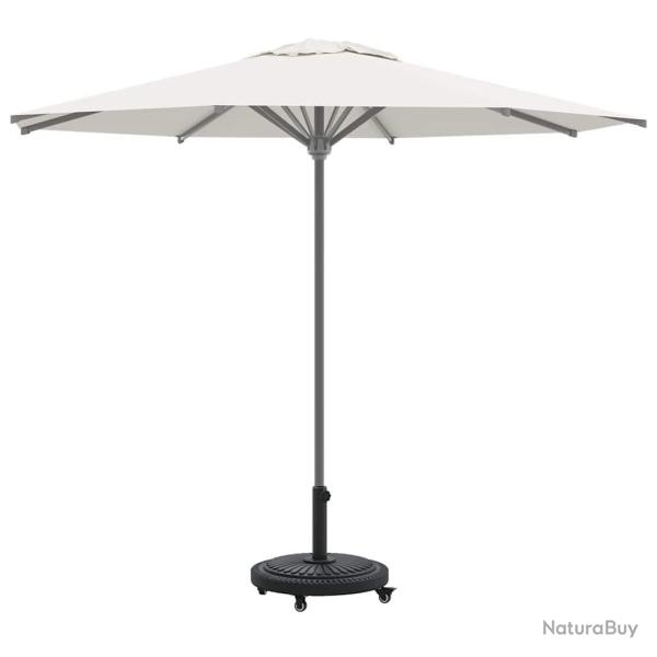Base de parasol avec roues pour p�les �38-48 mm, 13 kg, ronde.