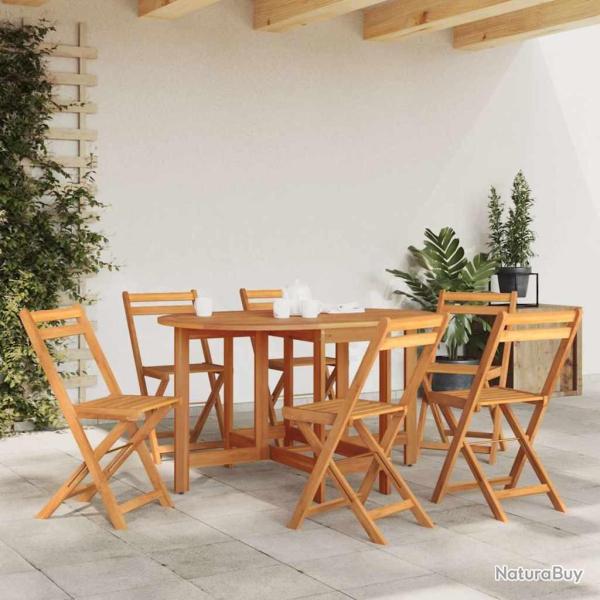 Table de jardin 130x90x72 cm Bois d'acacia massif