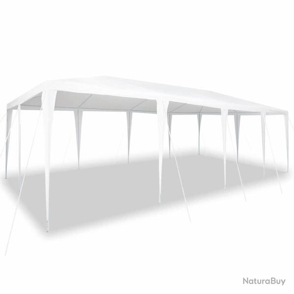 Tente de f�te blanche 8x4 m PE