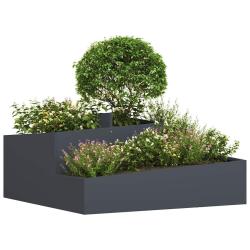 Pots & Jardini&egrave;res Anthracite Plastique Grand Jardin&egrave;re m&eacute;tal