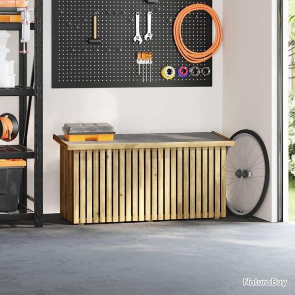 Coffre de Rangement 119x44x58.5 cm Bois de Pin Trait�