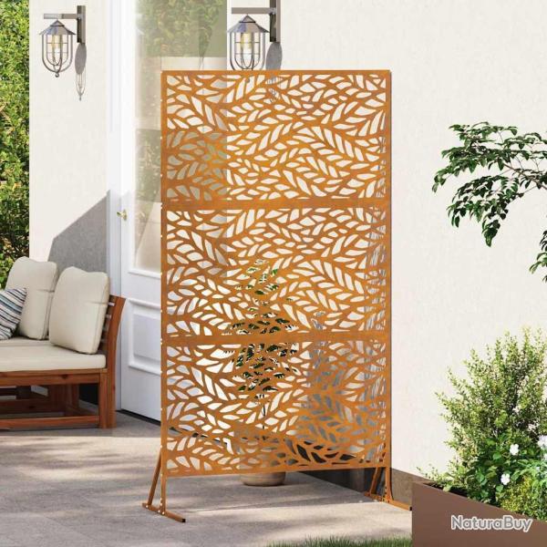�cran de confidentialit� 100x50x180 cm en acier corten