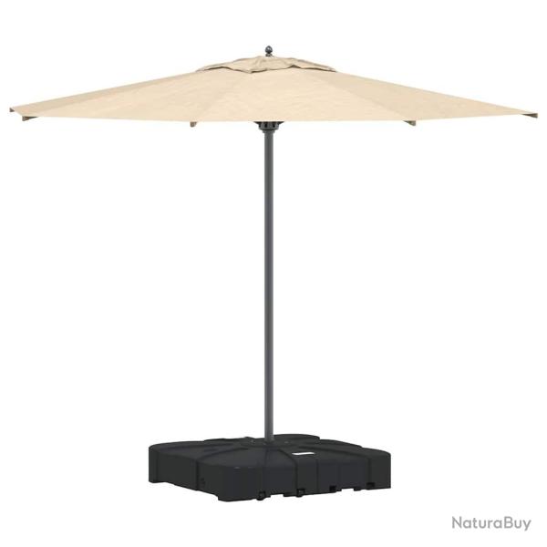 Ensemble de base de parasol cantilever , 2 pi�ces - 150 kg de sable ou 113 kg d'eau