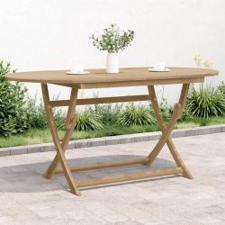 Table pliable de jardin 160x85x75 cm bois d'acacia solide